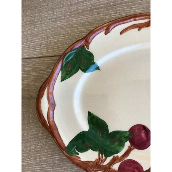 Vintage Franciscan Apple Oval Serving Platter 14” x 10” Made In California - Picture 2 of 7